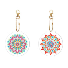 Load image into Gallery viewer, 2pcs Mandala Double Sided Keychain