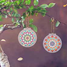 Load image into Gallery viewer, 2pcs Mandala Double Sided Keychain