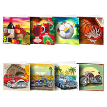 Load image into Gallery viewer, 8pcs/Set-Car-Diamond Greeting Cards