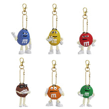 Load image into Gallery viewer, 6pcs Cartoon Double-sided Keychain