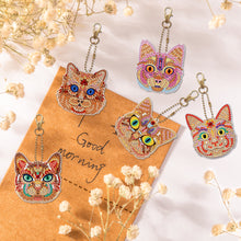 Load image into Gallery viewer, 5pcs Elf Cat Double Sided Keychain