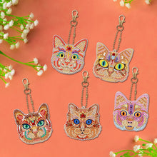Load image into Gallery viewer, 5pcs Elf Cat Double Sided Keychain