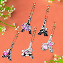 Load image into Gallery viewer, 5pcs Eiffel Tower Double Sided Keychain