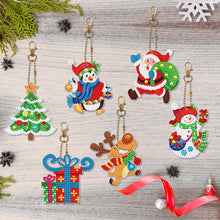 Load image into Gallery viewer, 6pcs Christmas Present Double Sided Keychain