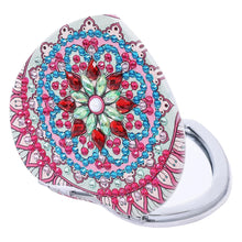 Load image into Gallery viewer, Mandala Pattern-Diamond Makeup Mirror