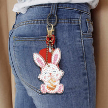 Load image into Gallery viewer, 8pcs Rabbit Double Sided Keychain