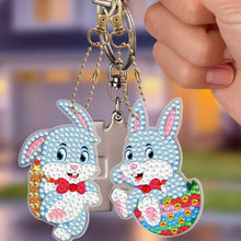 Load image into Gallery viewer, 5pcs Rabbit Double Sided Keychain