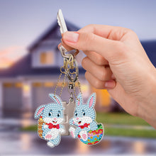 Load image into Gallery viewer, 5pcs Rabbit Double Sided Keychain