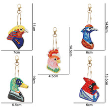 Load image into Gallery viewer, 5pcs Chicken Double Sided Keychain