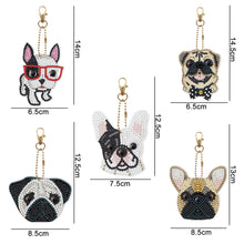 Load image into Gallery viewer, 5pcs Dog Double Sided Keychain