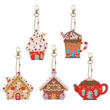 Load image into Gallery viewer, 5pcs Ice Cream Double Sided Keychain