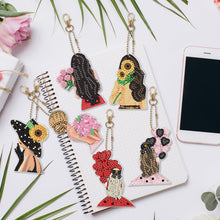 Load image into Gallery viewer, 6pcs Beauty Double Sided Keychain