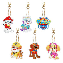 Load image into Gallery viewer, 6pcs Paw Patrol Double Sided Keychain