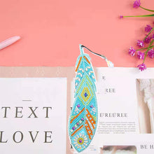 Load image into Gallery viewer, DIY Diamond Painting-Feather Bookmark