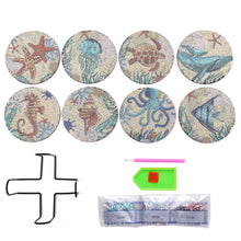 Load image into Gallery viewer, Mandala/Halloween/Butterflies - Round Wooden Coaster Mug
