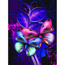 Load image into Gallery viewer, Dark Butterfly-Full Drill Diamond Painting