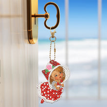 Load image into Gallery viewer, 6pcs Doll Double Sided Keychain