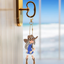Load image into Gallery viewer, 6pcs Doll Double Sided Keychain