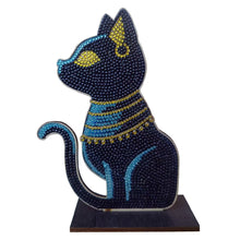 Load image into Gallery viewer, Egyptian Cat Single Sided Wooden Desktop Ornaments