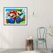Load image into Gallery viewer, Mario - Vollrunde Diamantmalerei