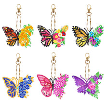 Load image into Gallery viewer, 6pcs Butterfly Double Sided Keychain