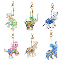 Load image into Gallery viewer, 6pcs Elephant Double Sided Keychain