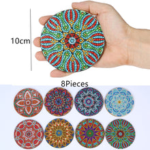 Load image into Gallery viewer, Mandala/Halloween/Butterflies - Round Wooden Coaster Mug
