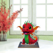 Load image into Gallery viewer, Dragon Single Sided Wooden Desktop Ornaments