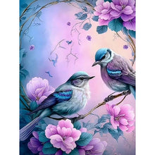 Load image into Gallery viewer, Hummingbird Flower-Full Round Drill Diamond Painting-30x40cm