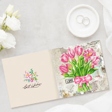 Load image into Gallery viewer, 8pcs/Set-Flower-Diamond Greeting Cards