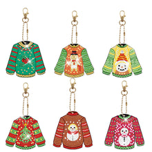 Load image into Gallery viewer, 6pcs/Set-Lady/Dragon/Owl-Double Side Drill-Diamond Keychain