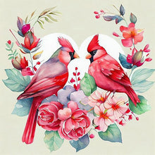 Load image into Gallery viewer, Wreath Bird-Full Round Diamond Painting-30x30cm