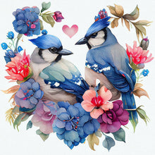 Load image into Gallery viewer, Wreath Bird-Full Round Diamond Painting-30x30cm