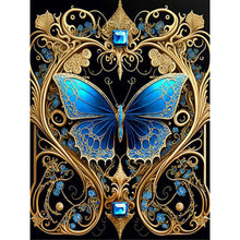 Load image into Gallery viewer, Butterfly-Full Round Diamond Painting-30x40cm