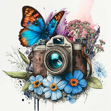 Load image into Gallery viewer, Camera Bird-Full Round Diamond Painting-30x30cm