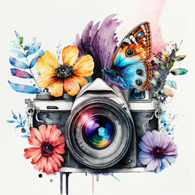 Load image into Gallery viewer, Camera Bird-Full Round Diamond Painting-30x30cm