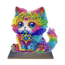 Load image into Gallery viewer, Rabbit/Cat/Dragon-Single Side Drill-Wooden Ornaments