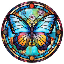 Load image into Gallery viewer, Butterfly-Full Round Diamond Painting-30x30cm