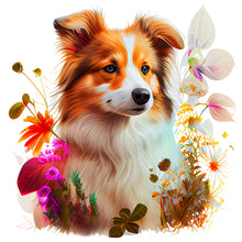 Load image into Gallery viewer, Dog-Full Round Diamond Painting-30x30cm