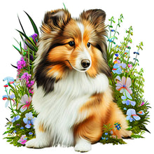 Load image into Gallery viewer, Dog-Full Round Diamond Painting-30x30cm
