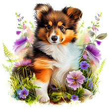 Load image into Gallery viewer, Dog-Full Round Diamond Painting-30x30cm