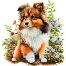 Load image into Gallery viewer, Dog-Full Round Diamond Painting-30x30cm