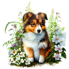 Load image into Gallery viewer, Dog-Full Round Diamond Painting-30x30cm