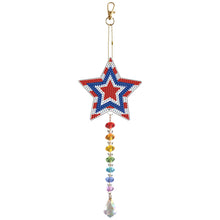 Load image into Gallery viewer, Independence Day Pentagram-Crystal Light Catcher