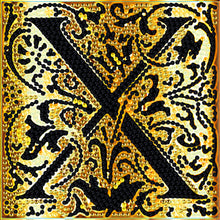 Load image into Gallery viewer, 24 Alphabet-Diamond Sticker