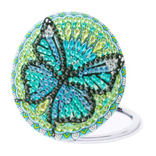 Load image into Gallery viewer, Butterfly-Diamond Makeup Mirror