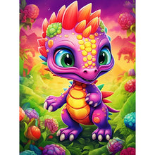 Load image into Gallery viewer, Rainbow Dragon-Full Round Diamond Painting-30x40cm