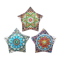 Load image into Gallery viewer, 3pcs/set Diamond Painting Christmas Tree Led Hanging Lights