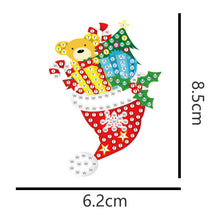 Load image into Gallery viewer, 5pcs/set Double Sided Christmas DIY Diamond Painting  Hanging Pendant Trees Decoration