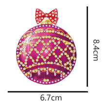 Load image into Gallery viewer, 5pcs/set Double Sided Christmas DIY Diamond Painting  Hanging Pendant Trees Decoration